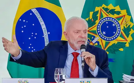 15.10.2024 - Presidente da República, Luiz Inácio Lula da Silva, durante a sanção do Projeto de Lei n° 3148/2024, que inscreve o nome de Eduardo Henrique Accioly Campos no Livro dos Heróis e Heroínas da Pátria, em cerimônia no Palácio do Planalto. Brasília - DF. Foto: Ricardo Stuckert / PR